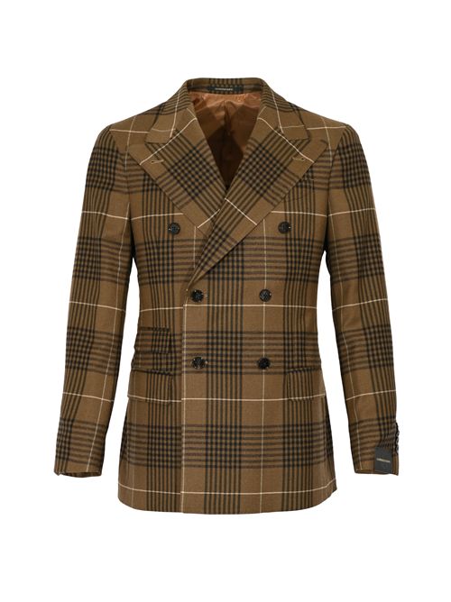 Giacca doppiopetto in lana Principe di Galles Gabriele Pasini | 53527 27401